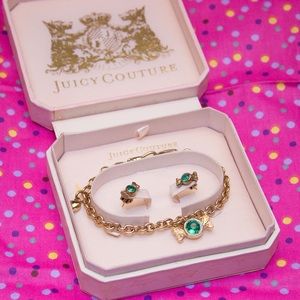 Juicy Couture Bracelet And Earring Set